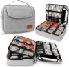 HOLIMET Double Layer Electronic Accessories Bag