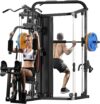 SunHome Home Gym Smith Machine with Weight Stack