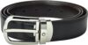 MONTBLANC Horseshoe Buckle Reversible Leather Belt