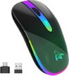 HOTLIFE LED Rechargeable Wireless Mouse