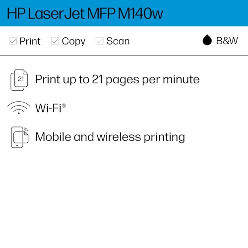 HP LaserJet MFP M140w Wireless Printer - Image 2
