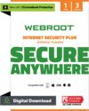 Webroot Internet Security Plus 2024, 3 Device, 1 Year