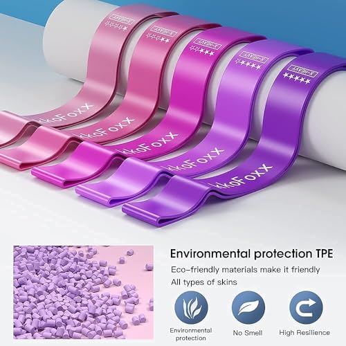 JAKKOFOXX Resistance Loop Exercise Bands, Set of 5 - Image 5