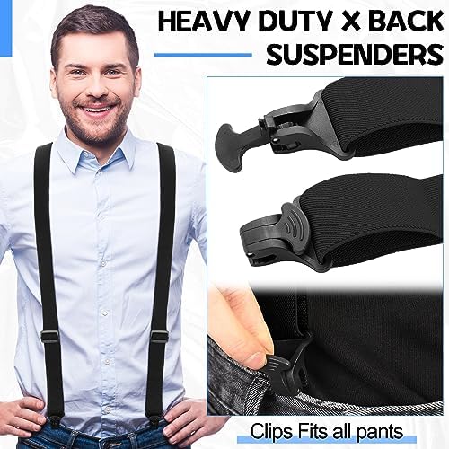 Janmercy X Back Hidden Heavy Duty Work Suspenders - Image 4