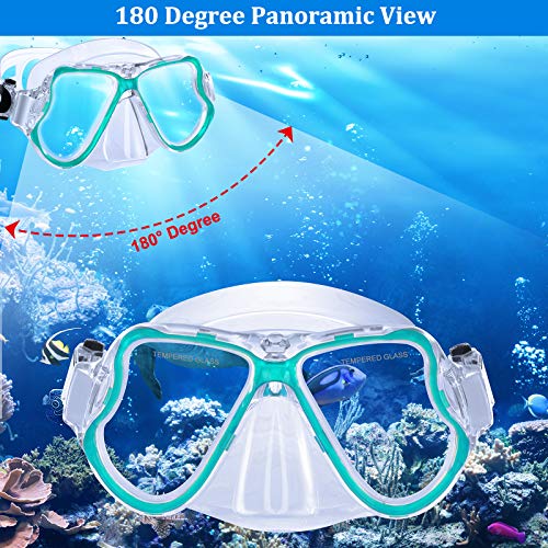 JARDIN Dry Snorkel Set with Panoramic Mask - Image 2