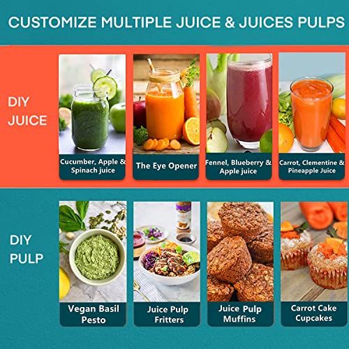 Juilist 800W Wide Mouth Juicer with 3 Speeds - Image 3