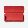 AliveCor KardiaMobile 6L Leather Travel Case – Red