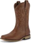 Rollda Western Square Toe Cowgirl Boots