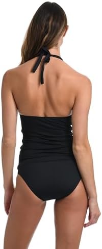 La Blanca Island Goddess Halter Tankini Swimsuit Top - Image 2