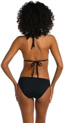 La Blanca Island Goddess Halter Triangle Swimsuit Top - Image 3