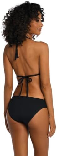 La Blanca Island Goddess Halter Triangle Swimsuit Top - Image 2