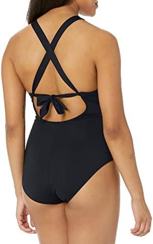 La Blanca Island Goddess High Neck Keyhole Swimsuit - Image 3