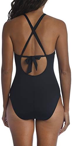 La Blanca Island Goddess High Neck Keyhole Swimsuit - Image 2