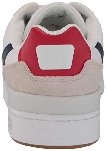 Lacoste Men's T Clip Multicolor Leather & Suede Sneakers - Image 3