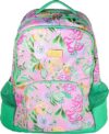 Lilly Pulitzer Large Backpack with Pockets, Adjustable Strap