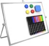 GMAOPHY Large Magnetic Desktop Whiteboard with Stand