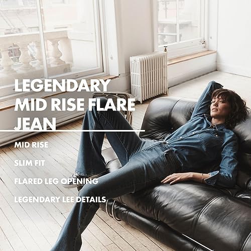 Lee Legendary Mid Rise Flare Jeans - Image 5