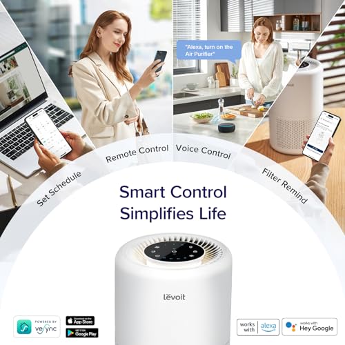LEVOIT Smart WiFi Air Purifier, 3-in-1 Filter - Image 5