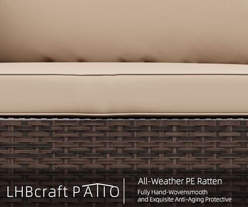 LHBcraft 7 Piece Outdoor Rattan Furniture Set - Image 4