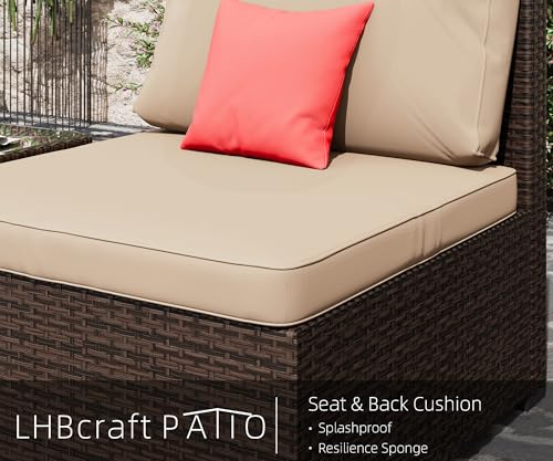 LHBcraft 7 Piece Outdoor Rattan Furniture Set - Image 5