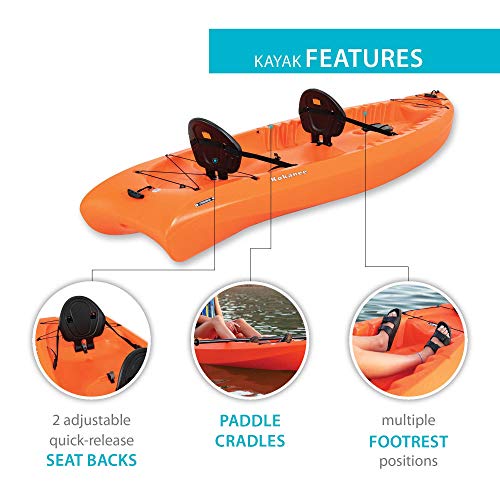Lifetime Kokanee Sit-On-Top Kayak, Orange, 10'6 - Image 4