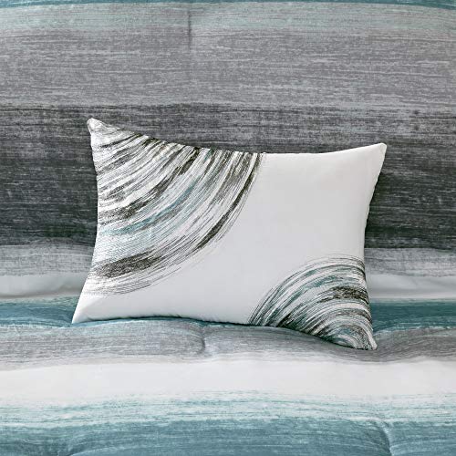 Madison Park Queen Watercolor Coastal Comforter Set - Image 4