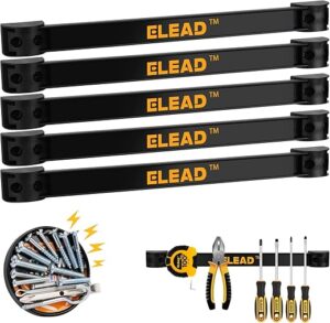 ELEAD Magnetic Tool Holder – 6-Piece Wall Rack
