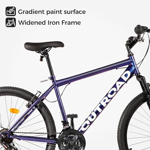 MarKnig 21-Speed Hardtail Mountain Bike, 26-Inch Wheels - Image 4