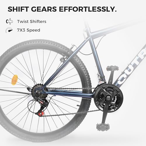 MarKnig 21-Speed Hardtail Mountain Bike, 26-Inch Wheels - Image 5