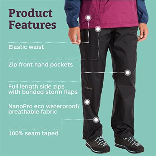 MARMOT PreCip Eco Waterproof Rain Pants - Image 4