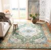 Medallion Distressed Area Rug, 10′ x 14′