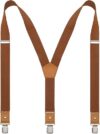 ZXEROYM Men’s Adjustable Y-Back Elastic Suspenders