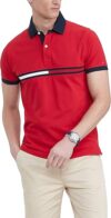 Tommy Hilfiger Men’s Cotton Pique Flag Polo