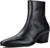 OSSTONE Men’s Leather Chelsea Ankle Boots