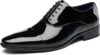 DECARSDZ Patent Leather Lace-up Oxford Shoes