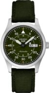 SEIKO Men’s Sports Watch, Green Dial, Water Resistant