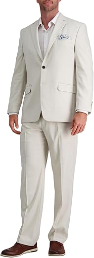 HAGGAR Men's Stretch Classic Fit Suit Separates