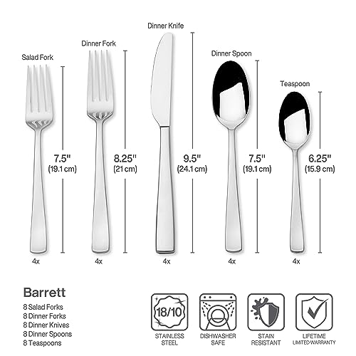 Mikasa Barrett 45 Piece Stainless Steel Cutlery Set - Image 4