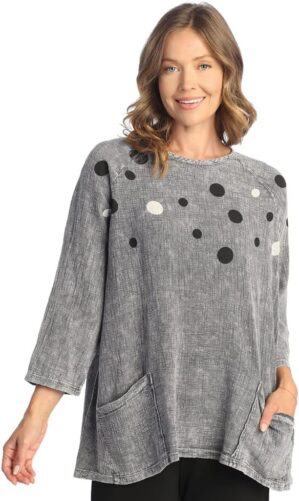 Jess & Jane Mineral Washed Gauze Tunic