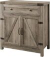 Walker Edison Modern Farmhouse Double Barn Door Cabinet