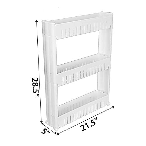 Modern Home Modern Narrow Sliding Storage Rack - Image 2