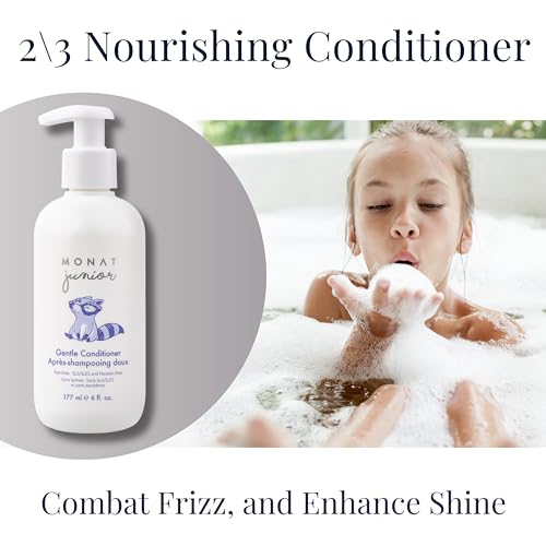 MONAT Junior Gentle Shampoo, Conditioner, Detangler - Image 4
