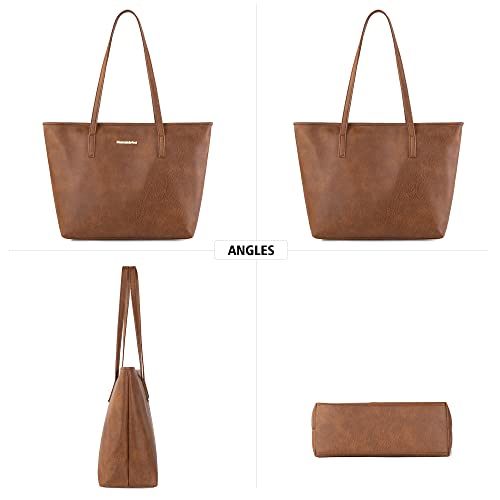 Montana West Tote Vegan Leather Handbag - Image 5