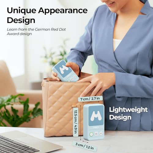 MUNBYN Bluetooth Portable Label Printer with Tape - Image 4