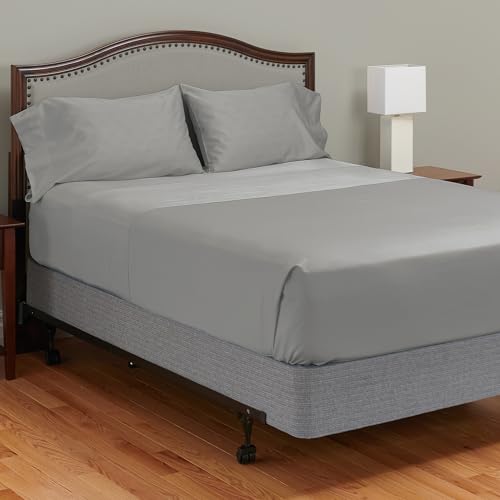 MyPillow Giza Dreams Queen Bed Sheets, Light Gray - Image 3