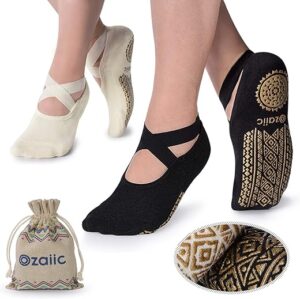 Ozaiic Non-Slip Yoga Socks for Women