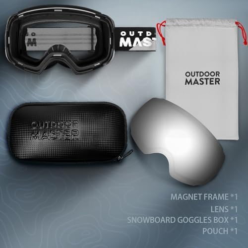OutdoorMaster Frameless Interchangeable UV400 Ski Goggles - Image 3