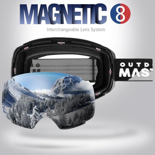 OutdoorMaster Frameless Interchangeable UV400 Ski Goggles - Image 2