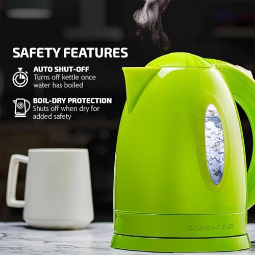 OVENTE Electric Kettle, 1.7L BPA-Free Fast Boiling - Image 4