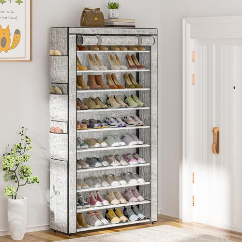 OYREL 10-Tier Tall Shoe Rack, Large Capacity - Image 2